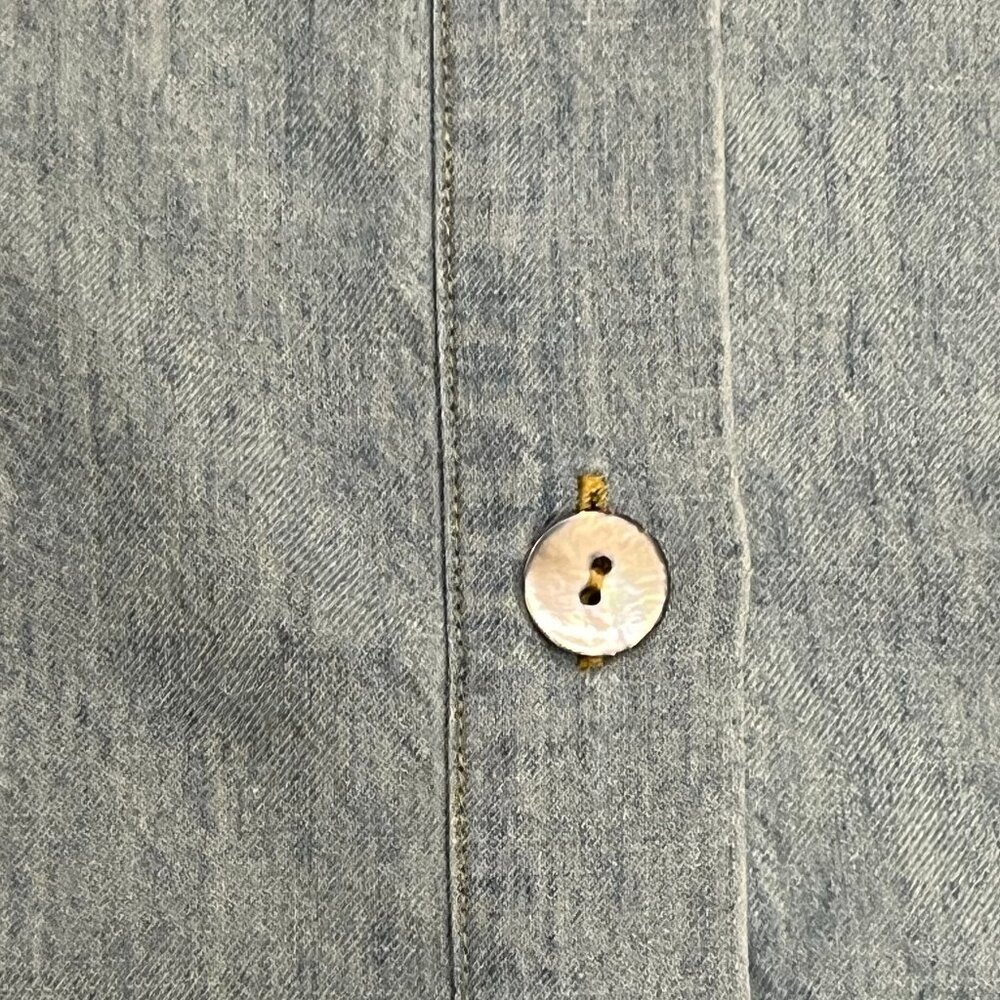 Soft Surrounding Denim Button Down Top, Pockets, … - image 7